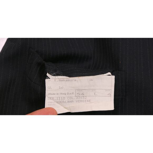 Ravazzolo Navy Blue Striped Suit Vest Gilet 44L - Picture 5 of 5